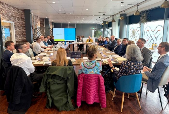Regional leaders sitting around a table